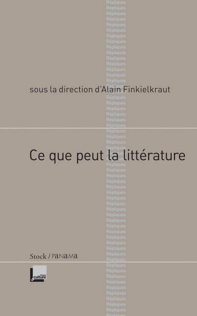 Ce que peut la littérature
