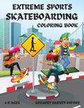 Extreme Sports Skateboarding coloring book