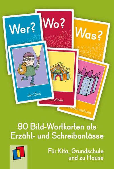 Wer? Wo? Was?  90 Bild-Wortkarten als Erzähl- und Schreibanlässe