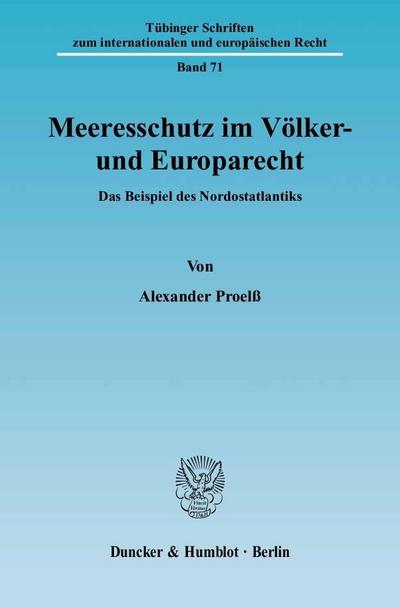 Meeresschutz im Völker- und Europarecht