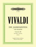Die Jahreszeiten: Konzert für Violine, Streicher und Basso continuo F-dur op. 8 Nr. 3 RV 293 "Der Herbst": Vier Konzerte für Violine und Streichorchester / Opus VIII / Nr. 1-4 (Edition Peters)