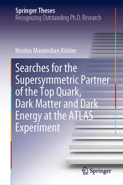Searches for the Supersymmetric Partner of the Top Quark, Dark Matter and Dark Energy at the ATLAS Experiment
