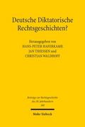 Deutsche Diktatorische Rechtsgeschichten?