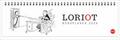 Loriot Büroplaner 2026