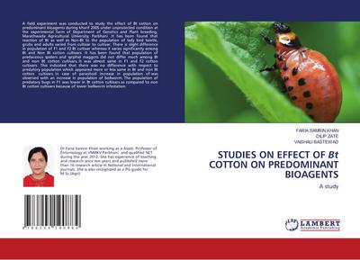 STUDIES ON EFFECT OF Bt COTTON ON PREDOMINANT BIOAGENTS