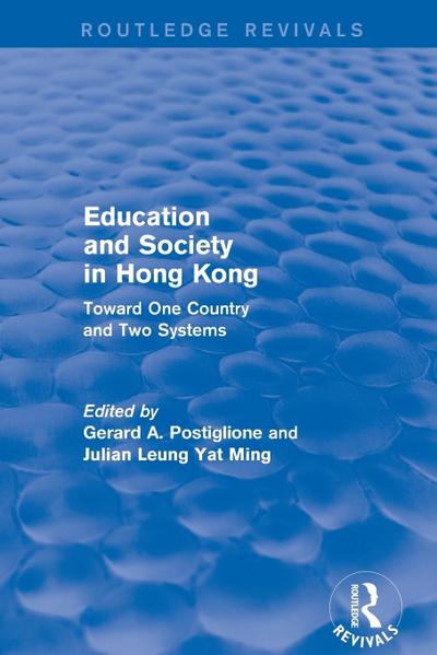 Education and Society in Hong Kong