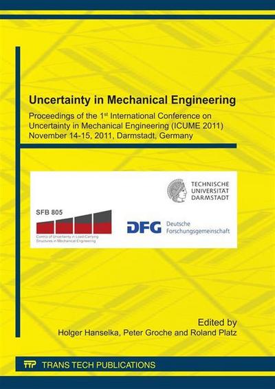 Uncertainty in Mechanical Engineering