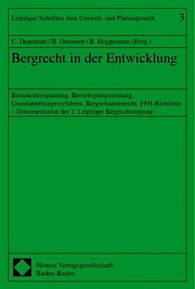 Bergrecht in der Entwicklung