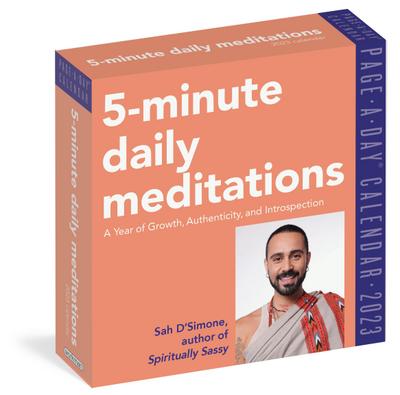 5-Minute Daily Meditations Page-A-Day Calendar 2023: A Year of Growth Authenticity, and Introspection