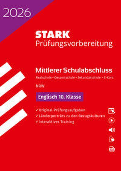 STARK Englisch E-Kurs - Mittlerer Schulabschluss (MSA) 2026 NRW - Prüfungsvorbereitung