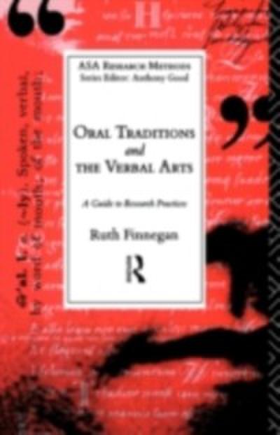 Oral Traditions and the Verbal Arts