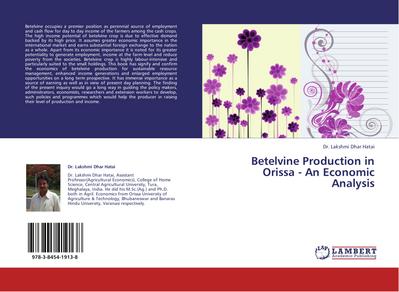 Betelvine Production in Orissa - An Economic Analysis