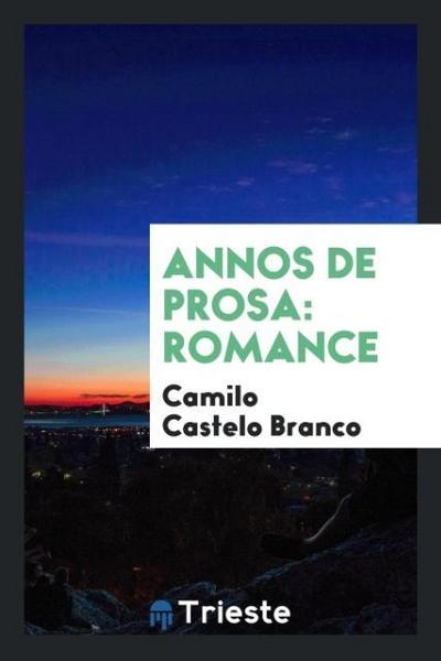 Annos de prosa