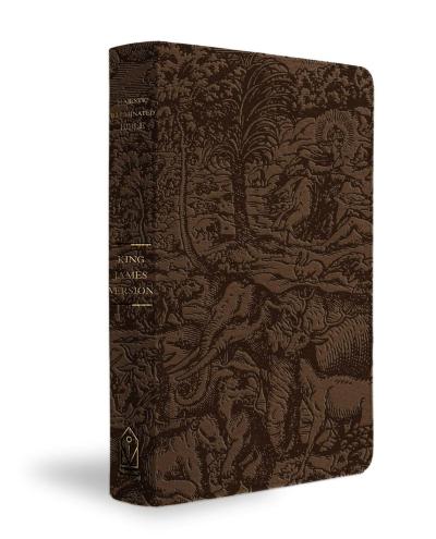 KJV Majestic Illuminated Bible (Brown Leatherluxe)