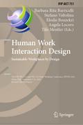 Human Work Interaction Design. Sustainable Workplaces by Design