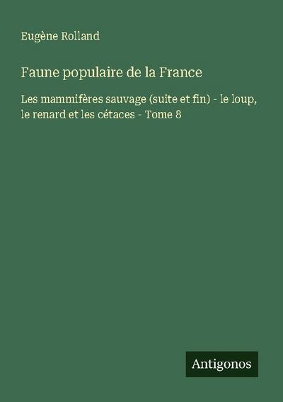 Faune populaire de la France