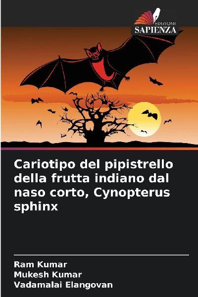 Cariotipo del pipistrello della frutta indiano dal naso corto, Cynopterus sphinx