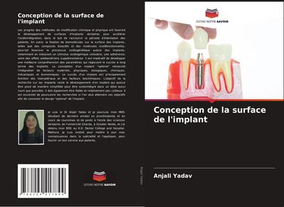 Conception de la surface de l’implant
