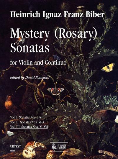Mystery (Rosary) Sonatas vol.3 (nos.11-16)for violin and piano