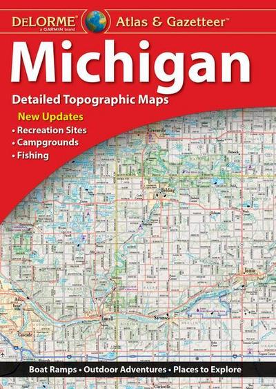 Delorme Atlas & Gazetteer Michigan 17e