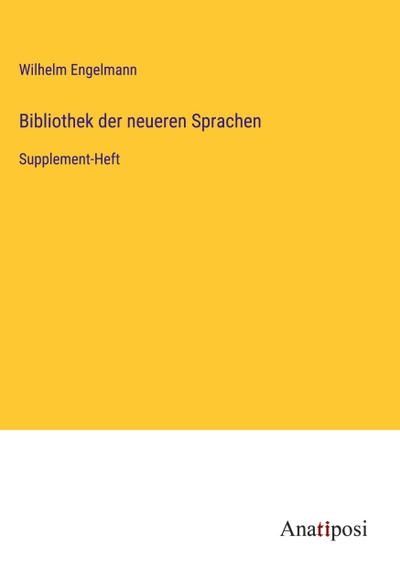 Bibliothek der neueren Sprachen