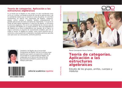 Teoría de categorías. Aplicación a las estructuras algebraicas