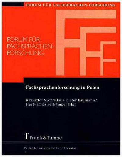 Fachsprachenforschung in Polen