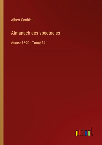 Almanach des spectacles