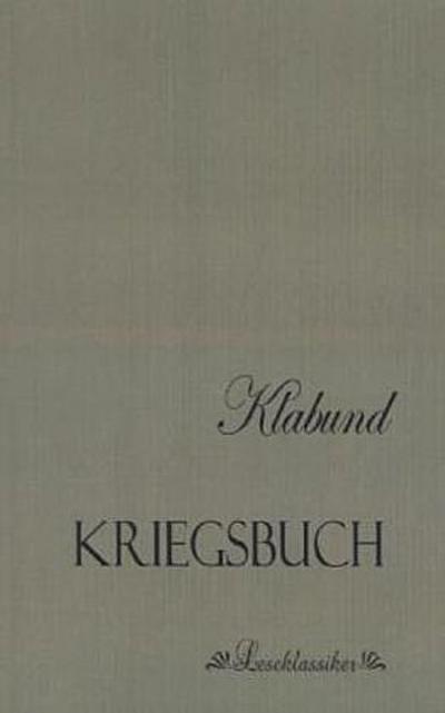 Kriegsbuch