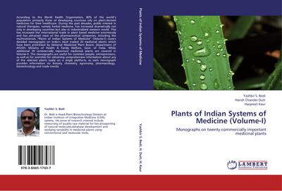 Plants of Indian Systems of Medicine (Volume-I)