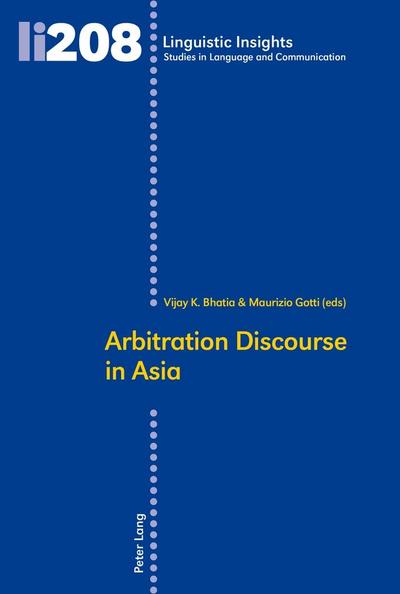 Arbitration Discourse in Asia