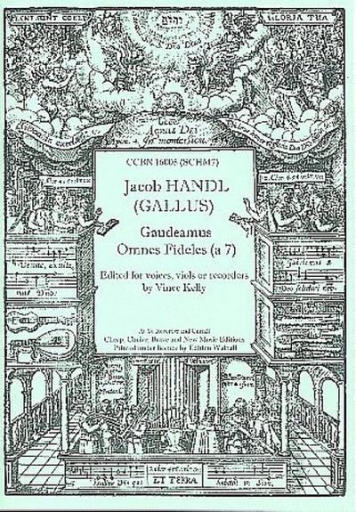 Gaudeamus omnes fideles à 7for voices, recorders or viols (SSAATTB)