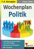 Wochenplan Politik / Klasse 7-8