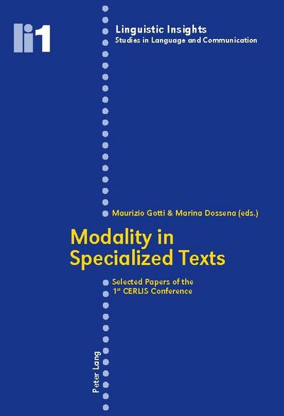 Modality in Specialized Texts