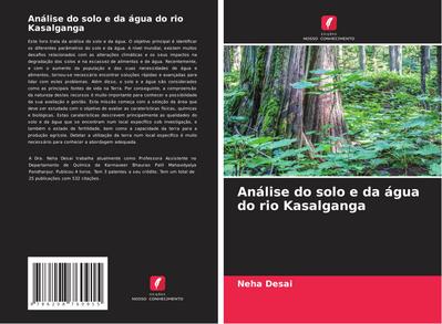 Análise do solo e da água do rio Kasalganga