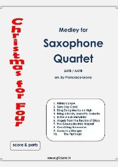 Saxophone Quartet Score "Christmas for four"