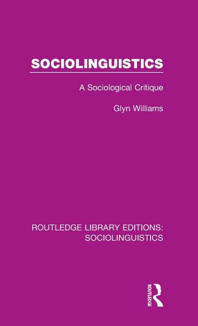 Sociolinguistics