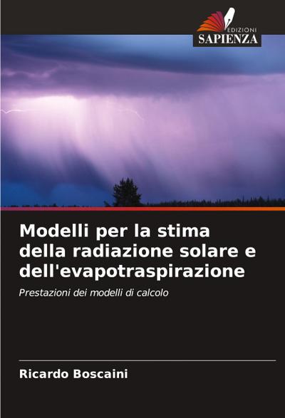 Modelli per la stima della radiazione solare e dell’evapotraspirazione
