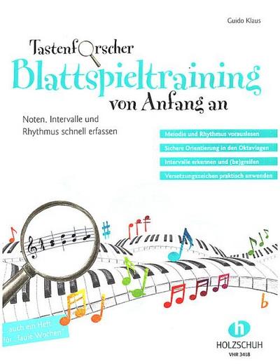 Tastenforscher - Blattspieltraining von Anfang an
