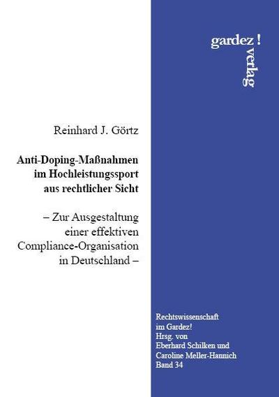 Anti-Doping-Maßnahmen im Hochleistungssport aus rechtlicher Sicht