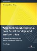 Arbeitnehmerüberlassung, Solo-Selbstständige und Werkverträge