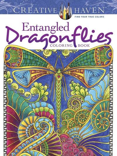 Creative Haven Entangled Dragonflies Coloring Book