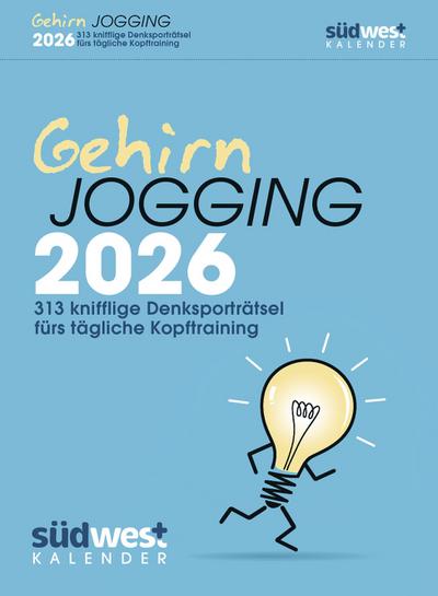 Gehirnjogging 2026 - 313 knifflige Denksporträtsel fürs tägliche Kopftraining  - Textabreißkalender zum Aufstellen oder Aufhängen