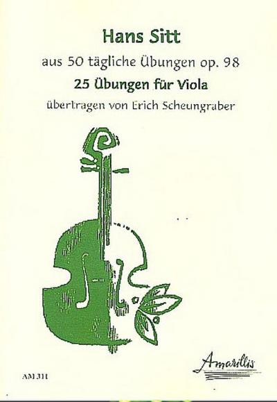 25 Übungen op.98 für Viola