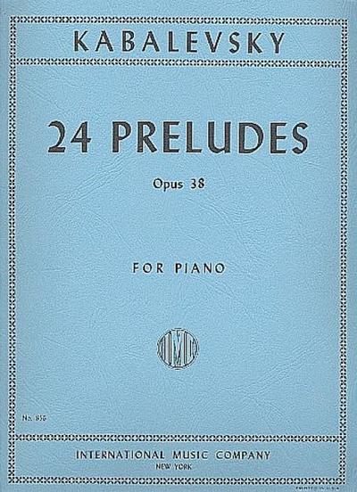 24 Preludes op.38for piano