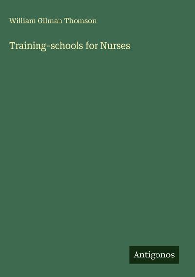 Training-schools for Nurses