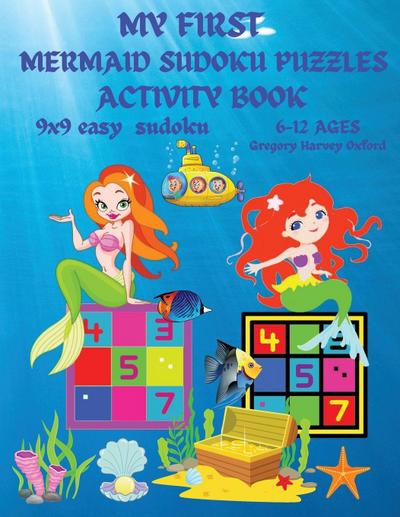 My first mermaid sudoku puzzles book for kids