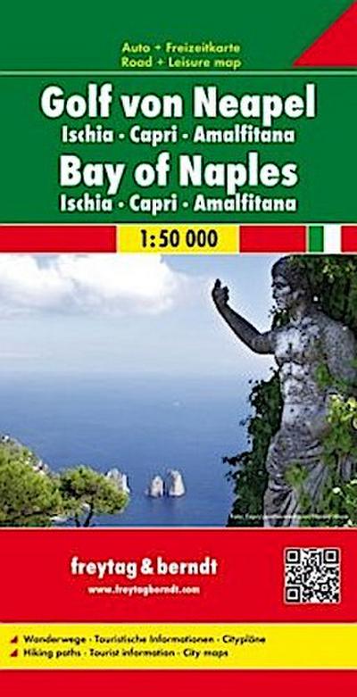 Golf von Neapel - Ischia - Capri - Amalfitana 1 : 50 000 Autokarte
