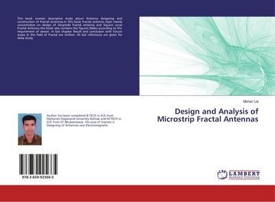Design and Analysis of Microstrip Fractal Antennas