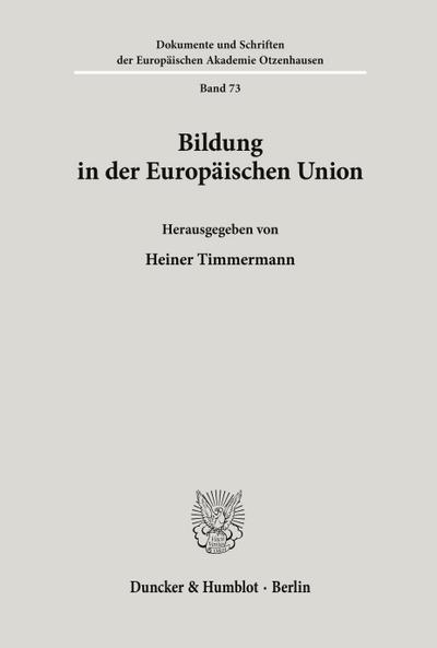 Bildung in der Europäischen Union.